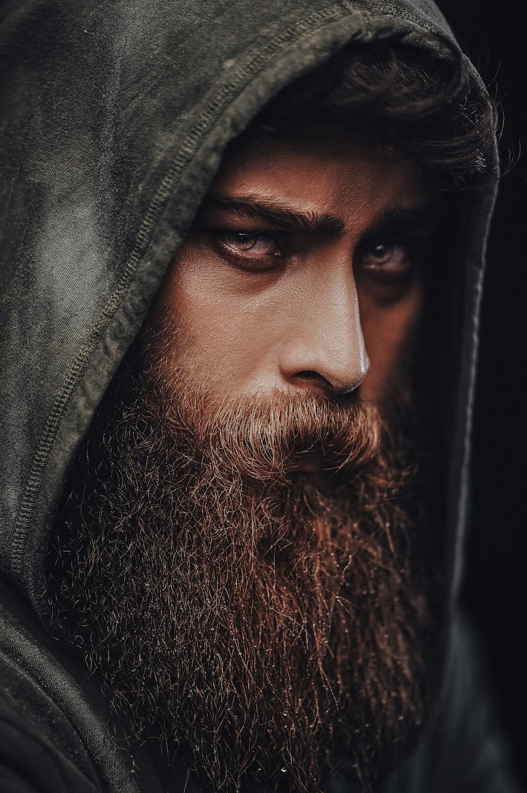 Studio portrait of a Croatian man with a beard