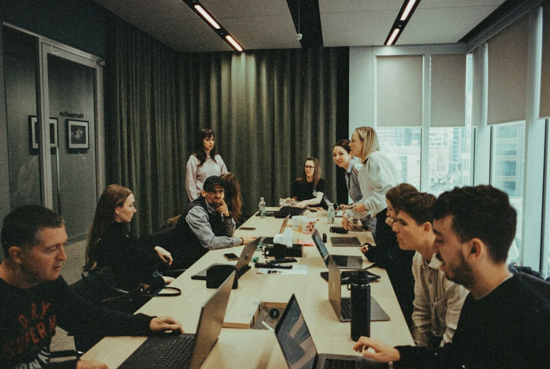 corporate programming session